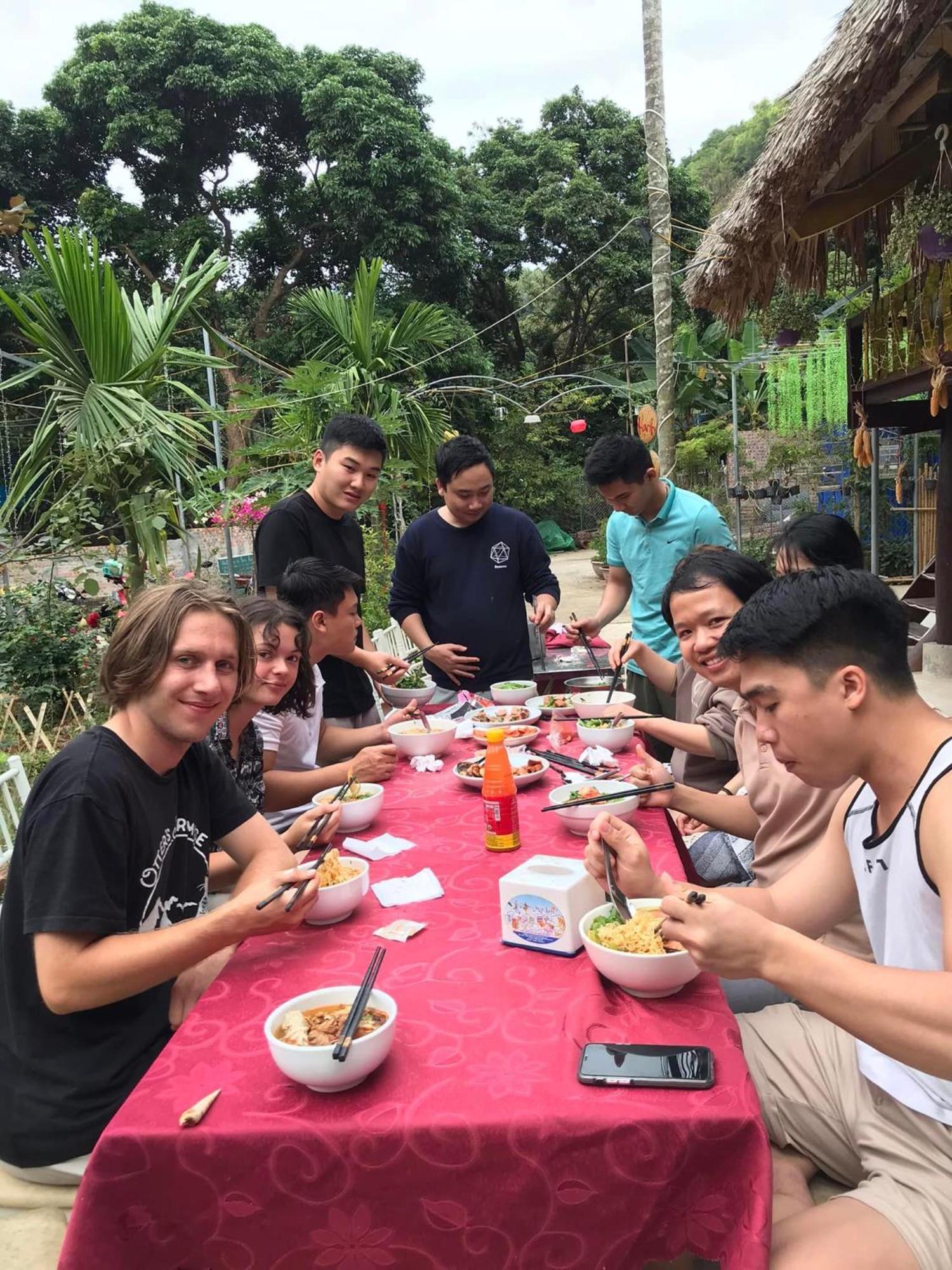 Bee Lucky Homestay Hien Hao Extérieur photo